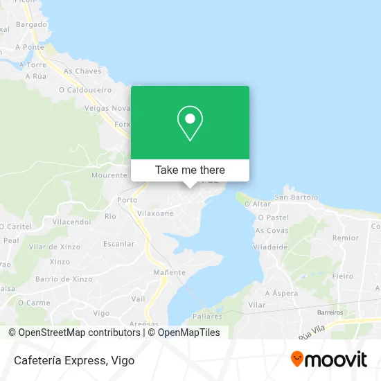 Cafetería Express map