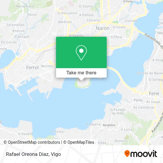 Rafael Oreona Diaz map
