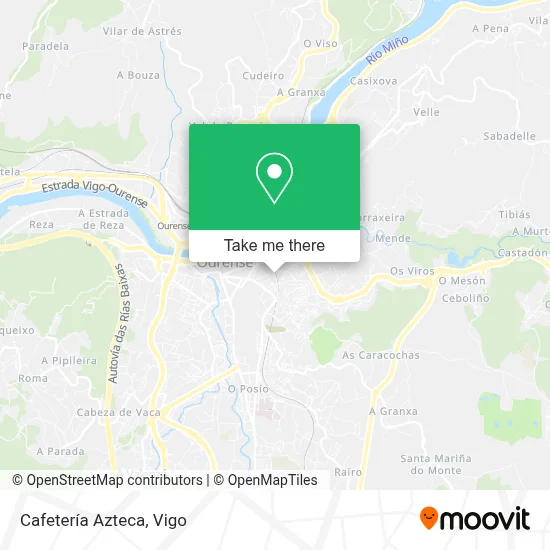 Cafetería Azteca map