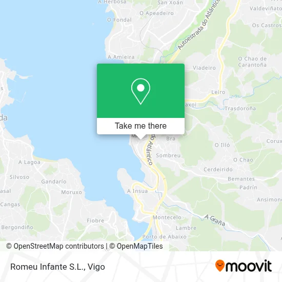Romeu Infante S.L. map