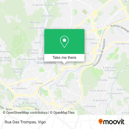 Rua Das Trompas map