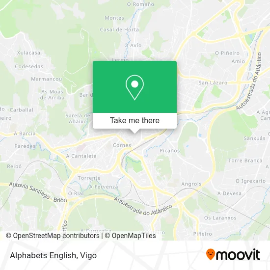 Alphabets English map
