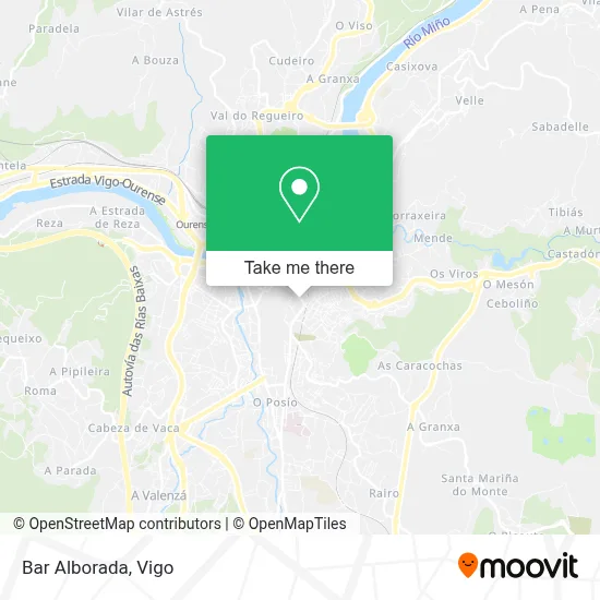 Bar Alborada map