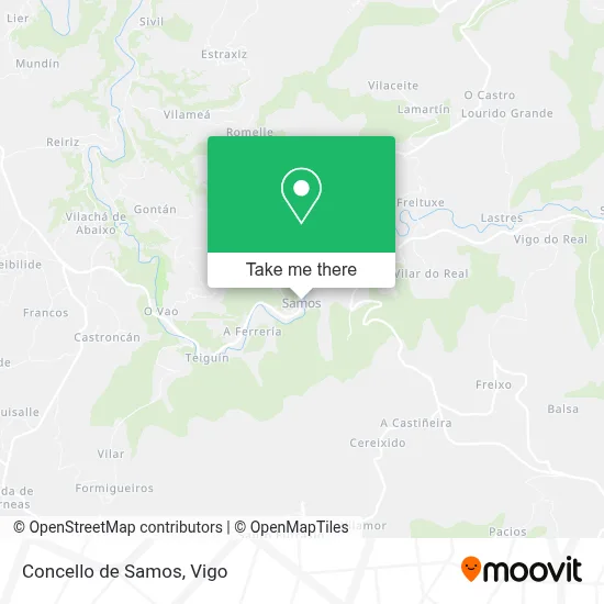 Concello de Samos map