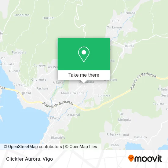 Clickfer Aurora map