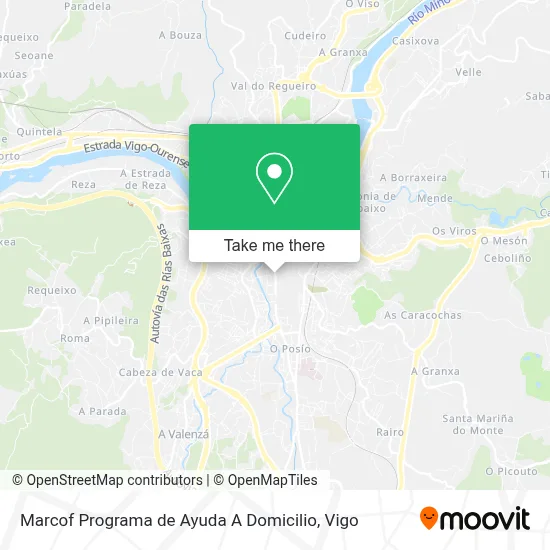 Marcof Programa de Ayuda A Domicilio map