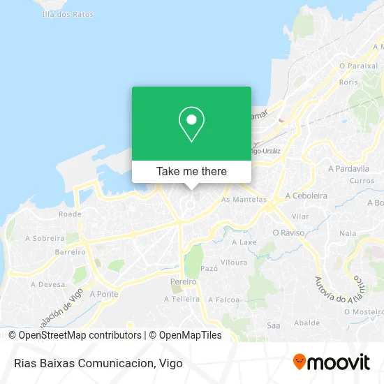 Rias Baixas Comunicacion map
