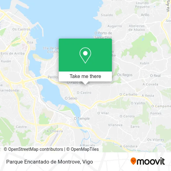 Parque Encantado de Montrove map