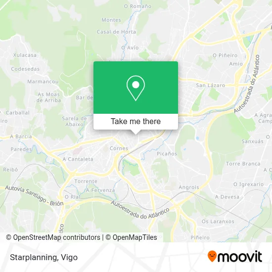 Starplanning map