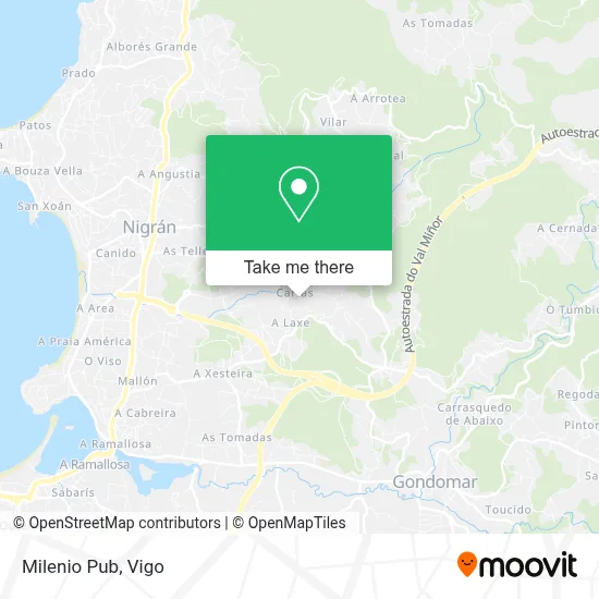 Milenio Pub map