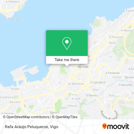 Rafa Araujo Peluqueros map