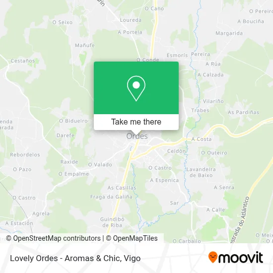 Lovely Ordes - Aromas & Chic map