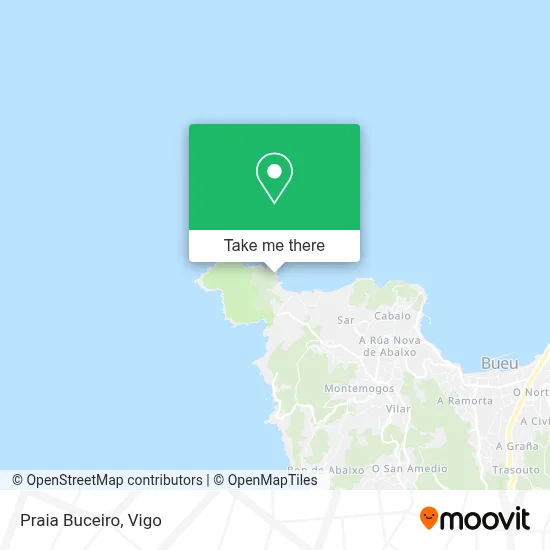 Praia Buceiro map