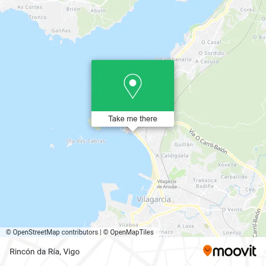 Rincón da Ría map