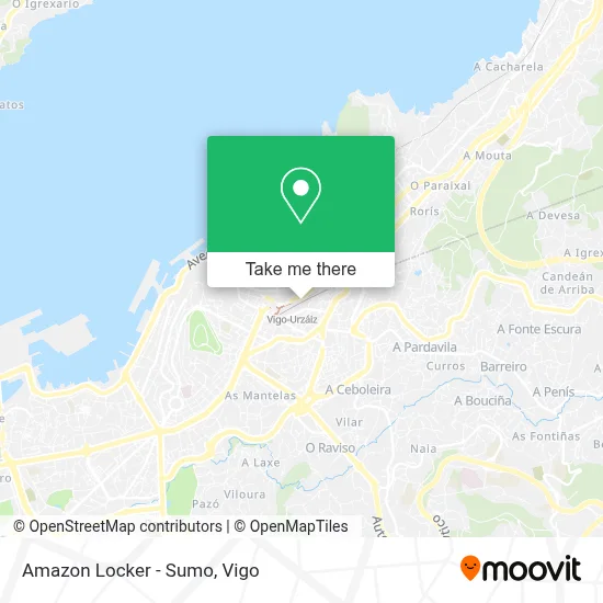 Amazon Locker - Sumo map