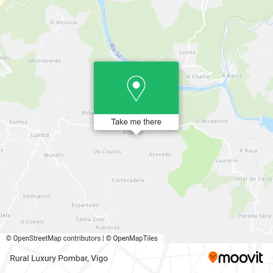 Rural Luxury Pombar map