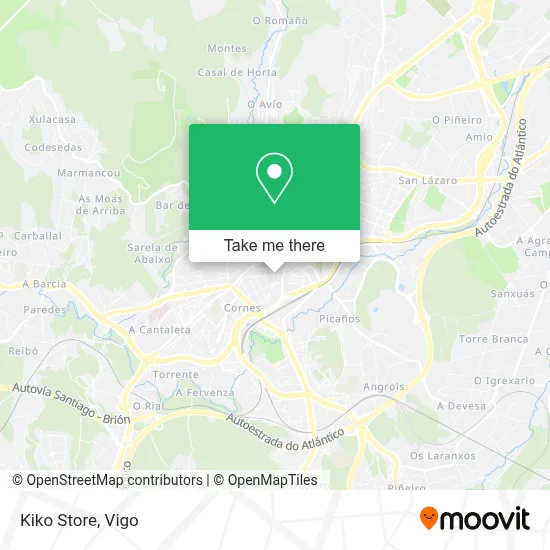 Kiko Store map