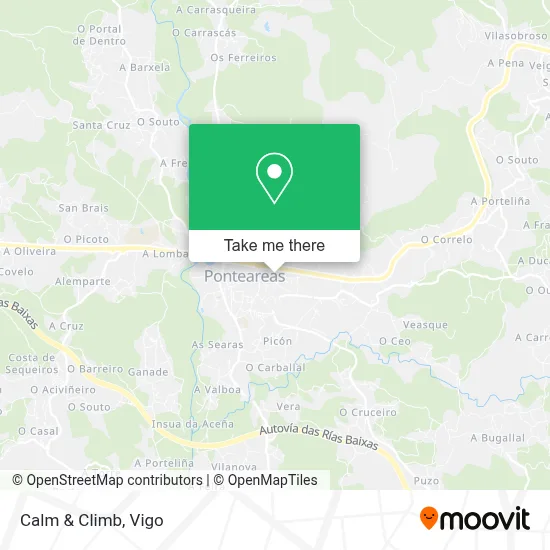 Calm & Climb map