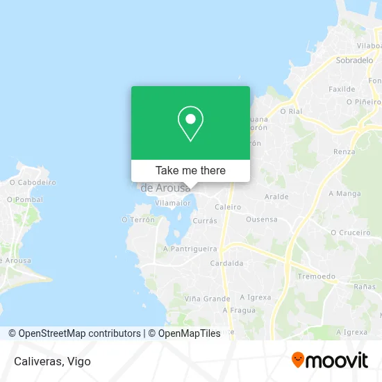 Caliveras map