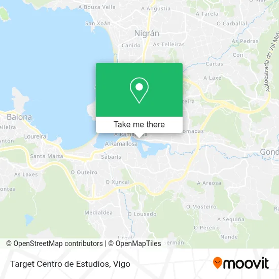 Target Centro de Estudios map