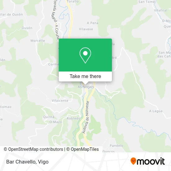 Bar Chavello map