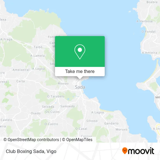 Club Boxing Sada map