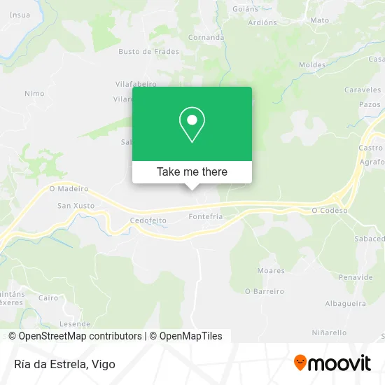 Ría da Estrela map