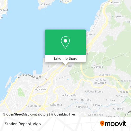 Station Repsol map