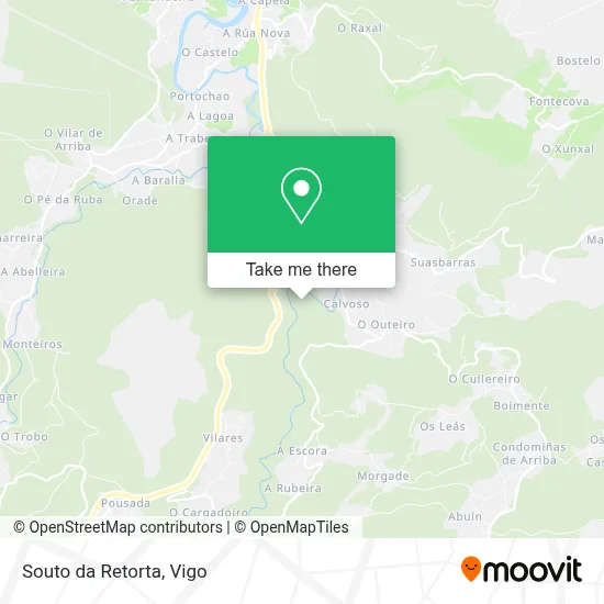 Souto da Retorta map