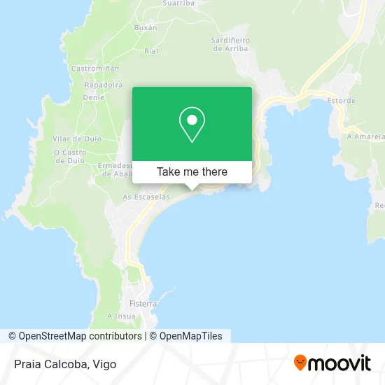 Praia Calcoba map
