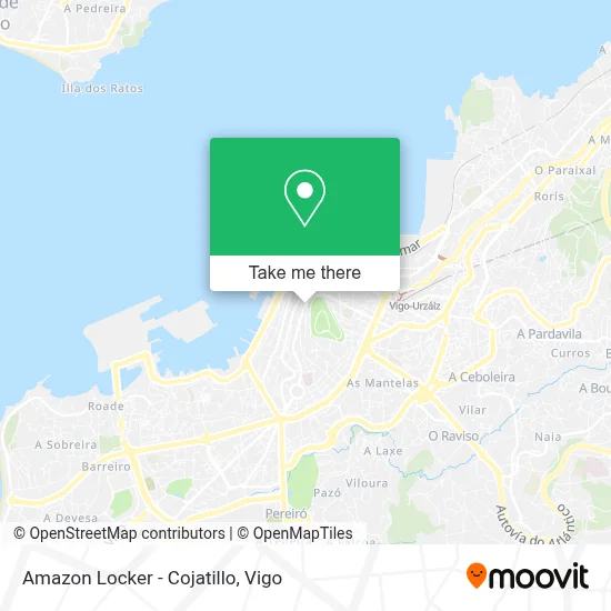 Amazon Locker - Cojatillo map