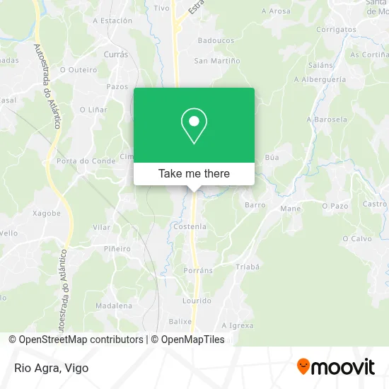 Rio Agra map