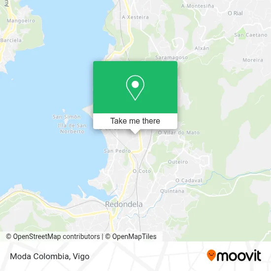 Moda Colombia map