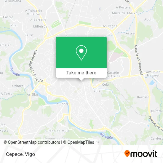 Cepece map