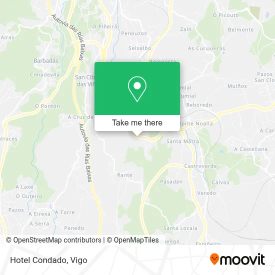 Hotel Condado map
