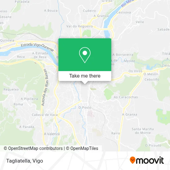 Tagliatella map