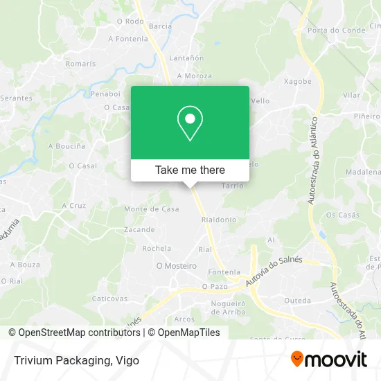 Trivium Packaging map