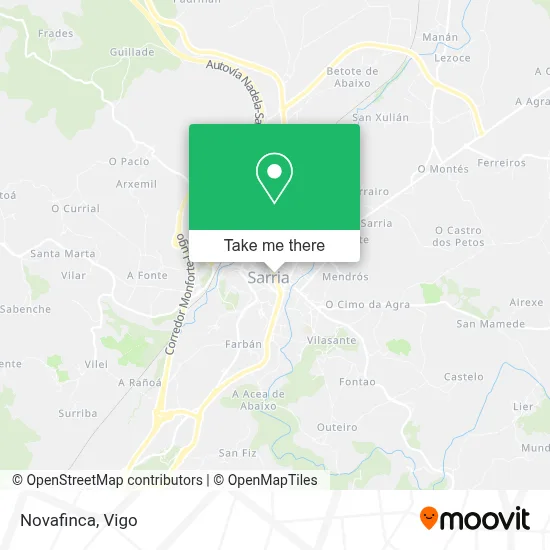 Novafinca map