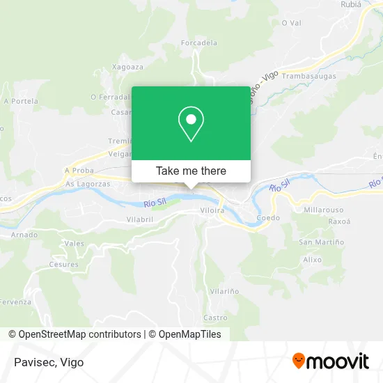 Pavisec map