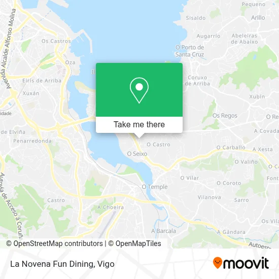 La Novena Fun Dining map