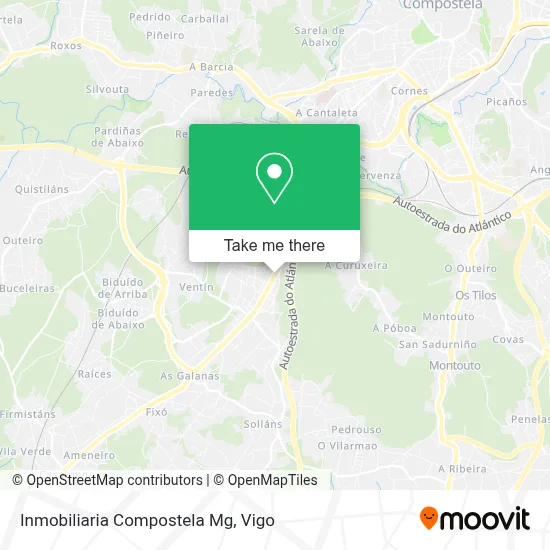 Inmobiliaria Compostela Mg map