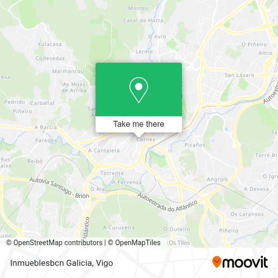 Inmueblesbcn Galicia map