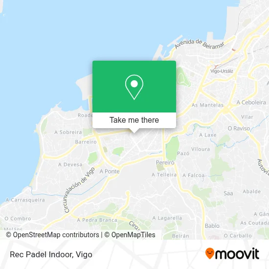 Rec Padel Indoor map