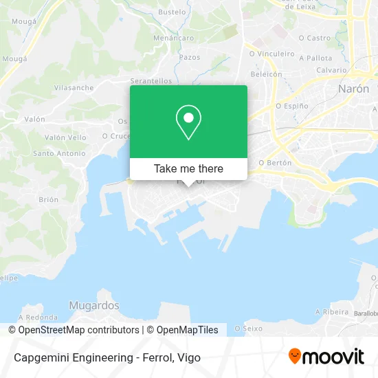 Capgemini Engineering - Ferrol map