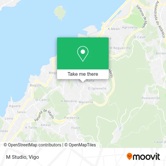 M Studio map