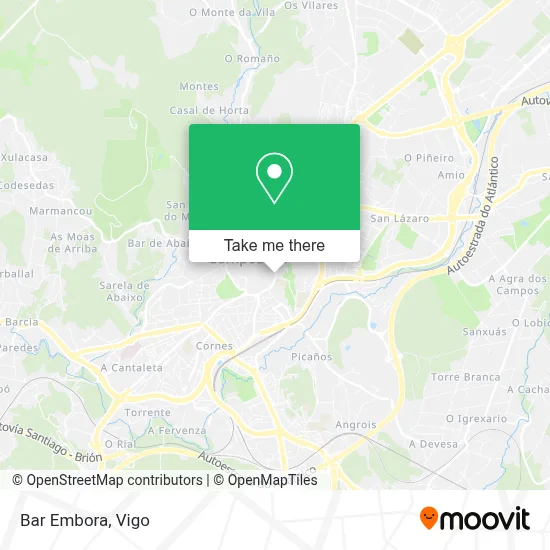 Bar Embora map