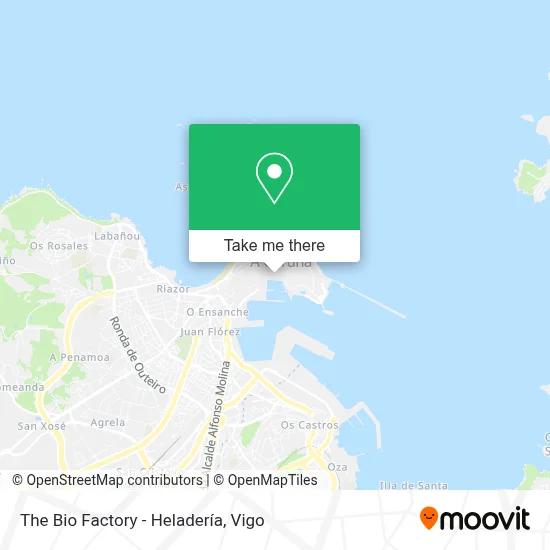 The Bio Factory - Heladería map