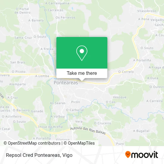 Repsol Cred Ponteareas map