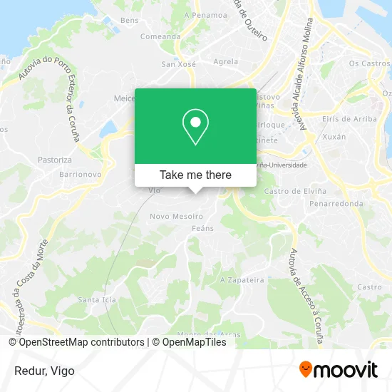 Redur map