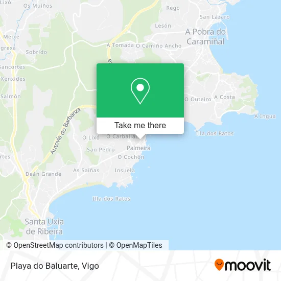 Playa do Baluarte map